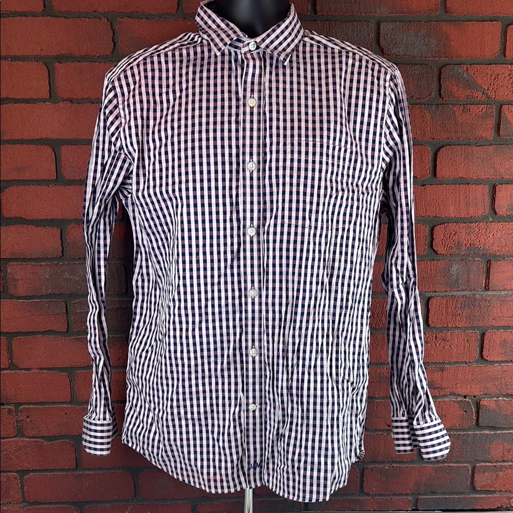 Johnston & Murphy Shirt Mens‎ Large Checkered
